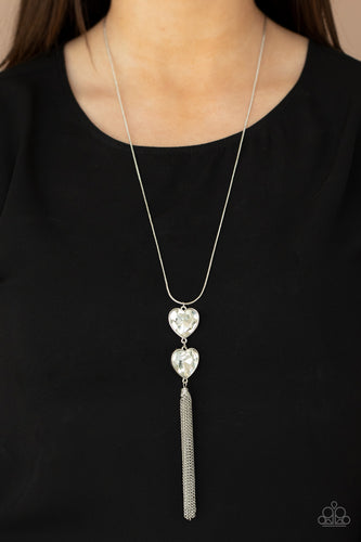 Flirtatious of Them All - White - Paparazzi - Dtye Embellishing Boutique