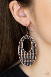 Engraved Edge - Copper - Paparazzi - Dtye Embellishing Boutique