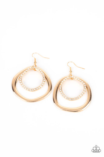 Spinning With Sass - Gold - Paparazzi - Dtye Embellishing Boutique