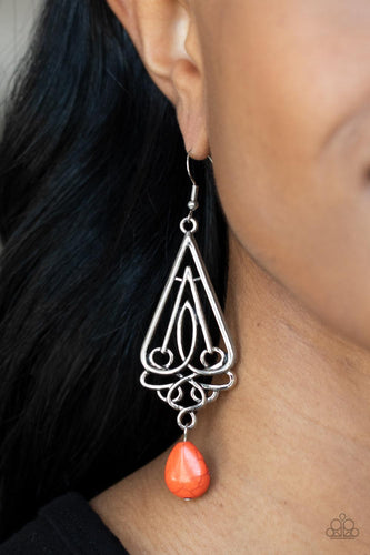 Transcendent Trendsetter - Orange - Paparazzi - Dtye Embellishing Boutique