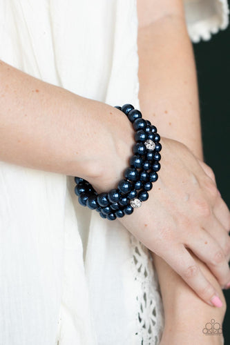 Here Comes The Heiress - Blue - Paparazzi - Dtye Embellishing Boutique