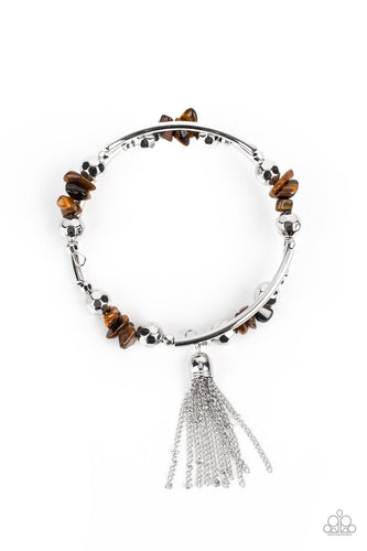 Mineral Mosaic - Brown - Paparazzi - Dtye Embellishing Boutique