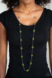 5th Avenue Frenzy - Green - Paparazzi Necklace