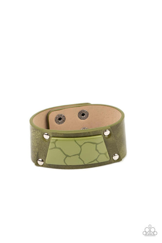 Geo Glamper - Green - Paparazzi - Dtye Embellishing Boutique