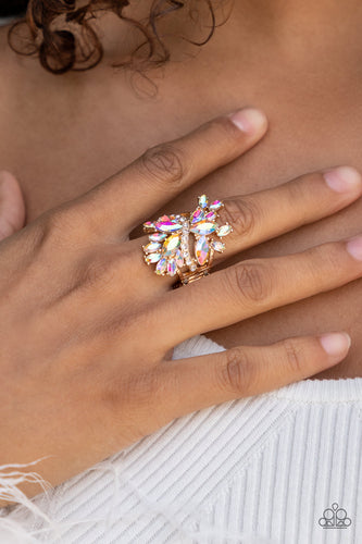 Flauntable Flare - Gold - Paparazzi - Dtye Embellishing Boutique