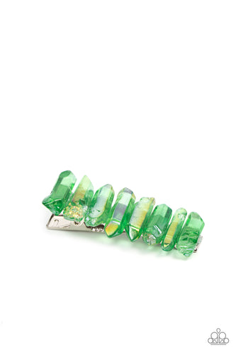 Crystal Caves - Green - Paparazzi - Dtye Embellishing Boutique