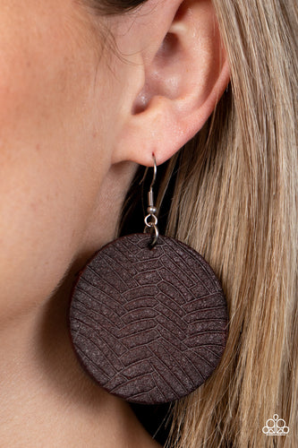 Leathery Loungewear - Brown - Paparazzi