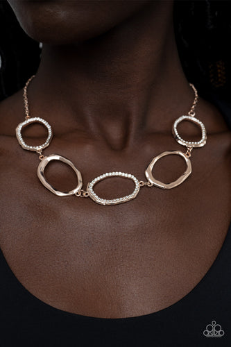 Gritty Go-Getter - Rose Gold - Paparazzi - Dtye Embellishing Boutique