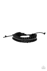 Hard to PLEATS - Black - Paparazzi - Dtye Embellishing Boutique