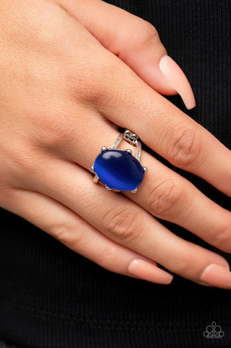 Enchantingly Everglades - Blue Cat's Eye Ring