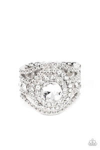 Understated Drama - White - Paparazzi - Dtye Embellishing Boutique