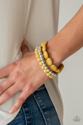 Color Venture - Yellow- Paparazzi - Dtye Embellishing Boutique