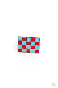 Checkerboard Craze - Red - Paparazzi