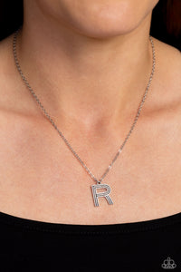 Leave Your Initials - Silver - R - Paparazzi