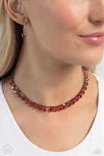 Load image into Gallery viewer, Ritzy Rhinestones - Red - Paparazzi