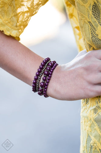 Rockin Rococo - Purple - Paparazzi - Dtye Embellishing Boutique
