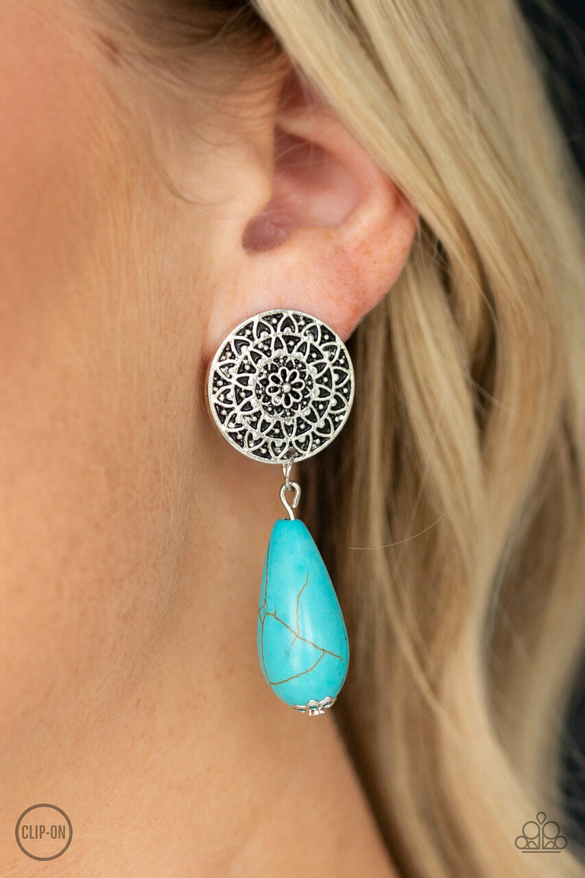 Prairie Bliss - Blue - Paparazzi - Dtye Embellishing Boutique