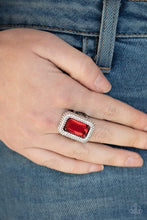 Load image into Gallery viewer, A Grand STATEMENT-MAKER - Red - Paparazzi Ring