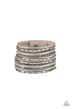 Load image into Gallery viewer, A Wait-and-SEQUIN Attitude - Silver - Paparazzi Bracelet