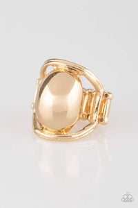 All Shine, All The Time - Gold - Paparazzi Ring