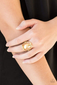 All Shine, All The Time - Gold - Paparazzi Ring