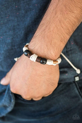 Back In The Backwoods - Black - Paparazzi Bracelet