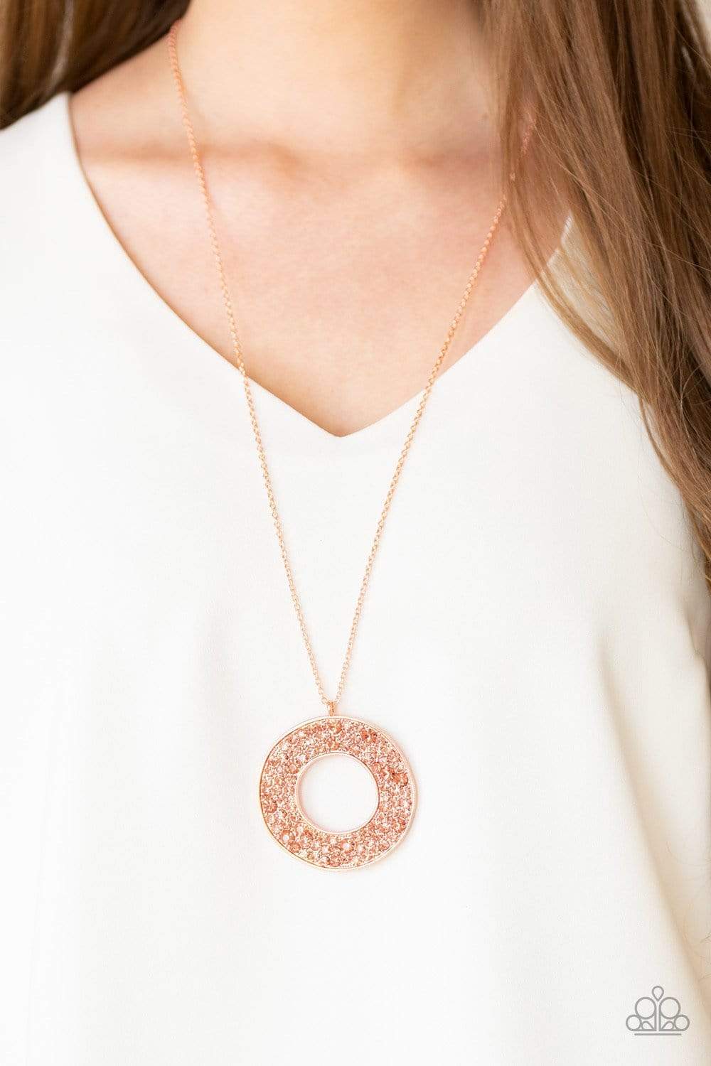 Bad HEIR Day - Copper - Paparazzi Necklace