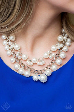 BALLROOM Service- While - Paparazzi Necklace