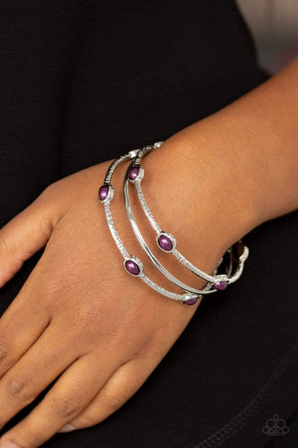 Bangle Belle - Purple - Paparazzi Bracelet