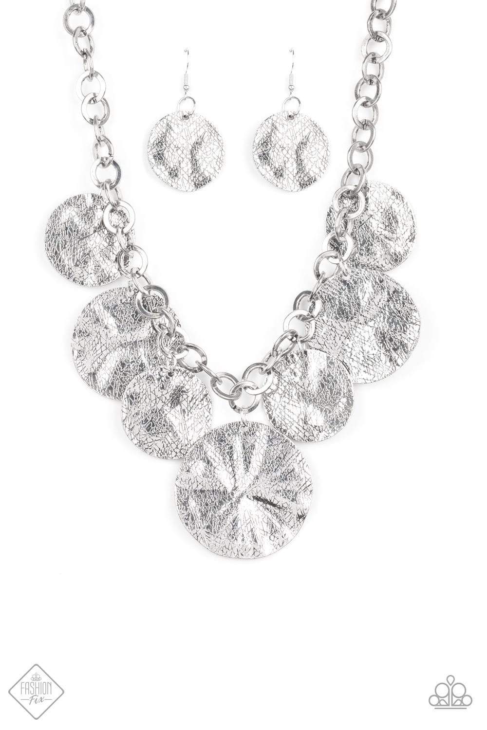 Barely Scratched The Surface - Silver - Paparazzi Necklace