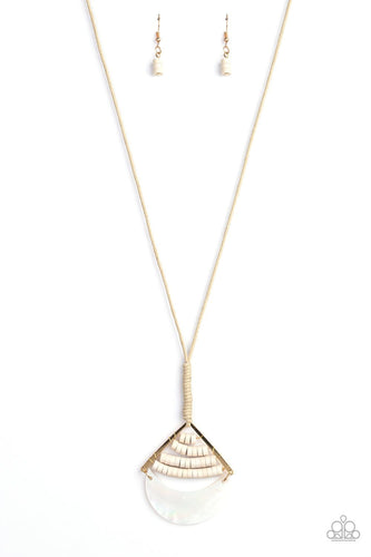 Beach Beam - Gold - Paparazzi Necklace