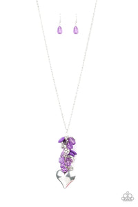 Beach Buzz - Purple Necklace