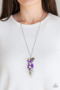 Beach Buzz - Purple Necklace