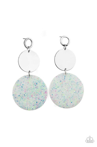 Beach Day Glow - Blue - Paparazzi Earrings