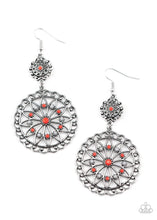 Load image into Gallery viewer, Beaded Brilliance - Red Earrings