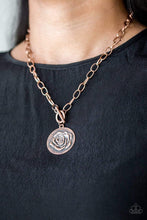 Load image into Gallery viewer, Beautifully Belle - Copper - Paparazzi Necklace