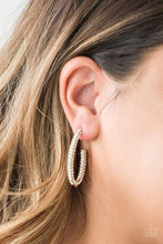 Load image into Gallery viewer, Big Winner - Gold - Paparazzi Earrings