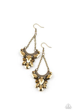 Load image into Gallery viewer, Bling Bouquets - Brass - Paparazzi Earrings