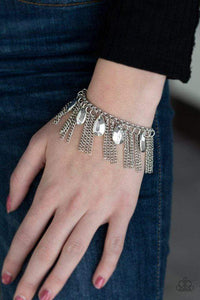 Brag Swag - Silver - Paparazzi Bracelet