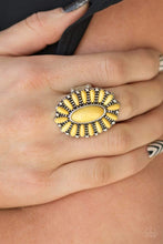 Load image into Gallery viewer, Cactus Cabana - Yellow - Paparazzi Ring