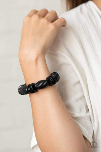 Caribbean Castaway - Black - Paparazzi Bracelet
