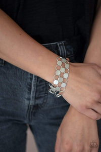 Cast a Wider Net - Silver Bracelet