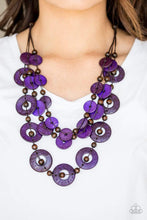 Load image into Gallery viewer, Catalina Coastin - Purple _ Paparazzi Necklace