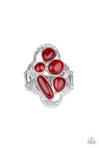 Cherished Collection - Red - Paparazzi Ring