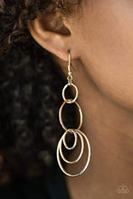 Load image into Gallery viewer, Chic Circles - Gold - Paparazzi Earrings