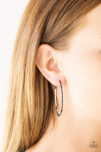 Chic Classic - Black - Paparazzi Earrings
