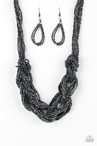 City Catwalk - Blue - Paparazzi Necklace