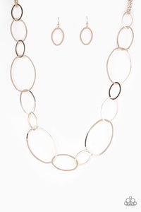 City Circuit - Rose Gold Necklace