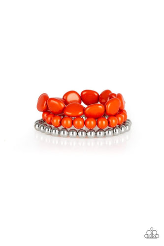 Color Venture - Orange - Paparazzi Bracelet