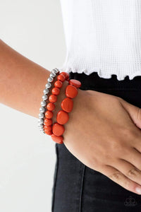 Color Venture - Orange - Paparazzi Bracelet